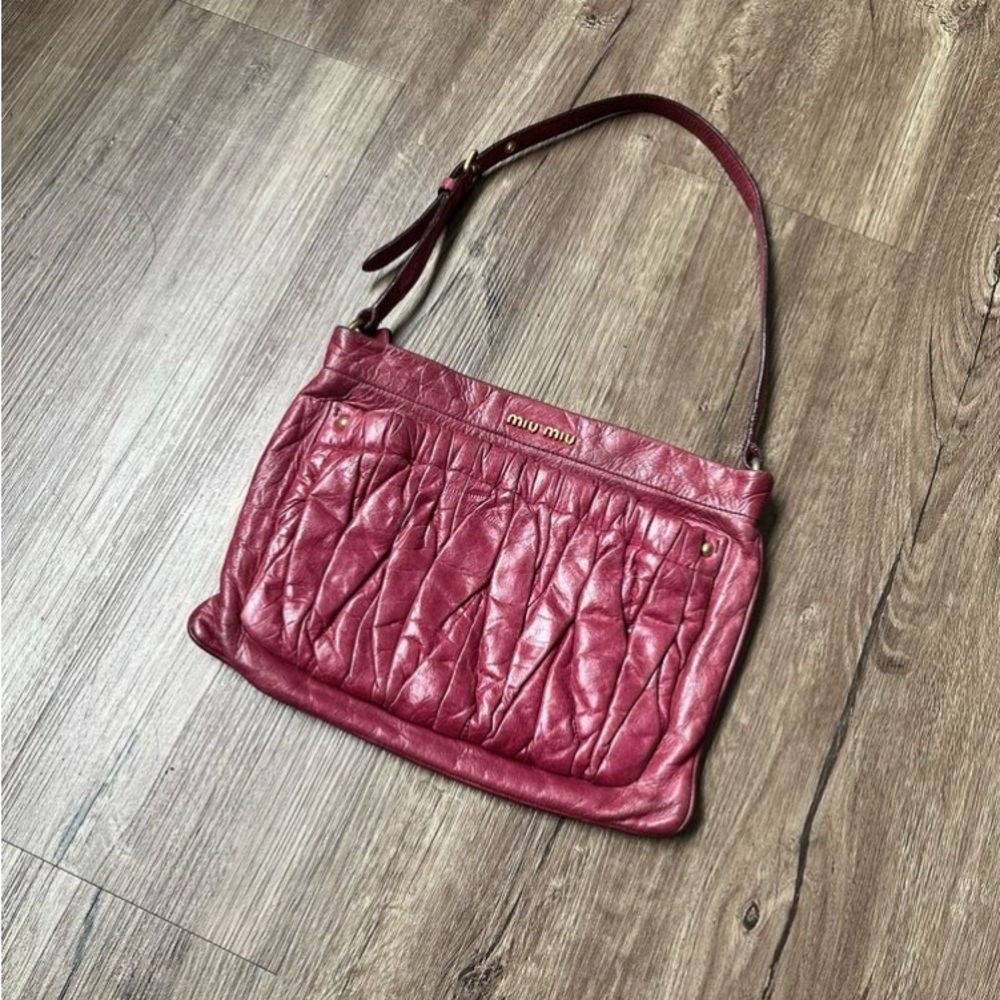 Miu Miu Bag. Authentic. Beautiful Soft Leather. G… - image 2